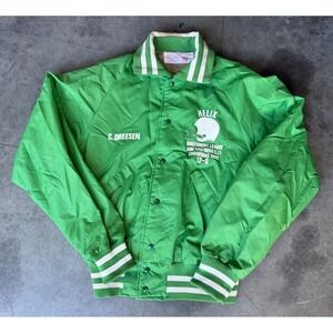 VTG 1960's Mens Sz Medium Goodman & Sons Jacket Green HELIX High School CIF Cham
